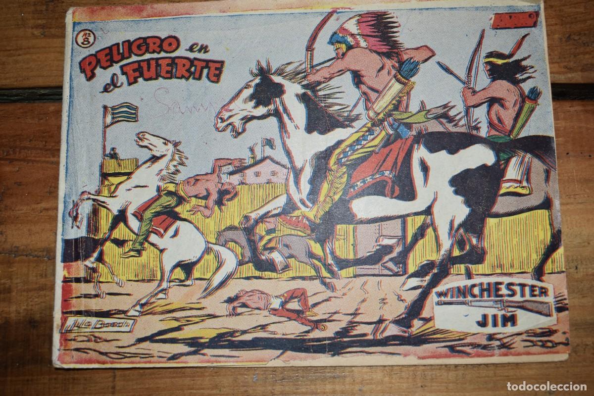 Tebeos: WINCHESTER JIM 8. PELIGRO EN EL FUERTE. RICART 1965