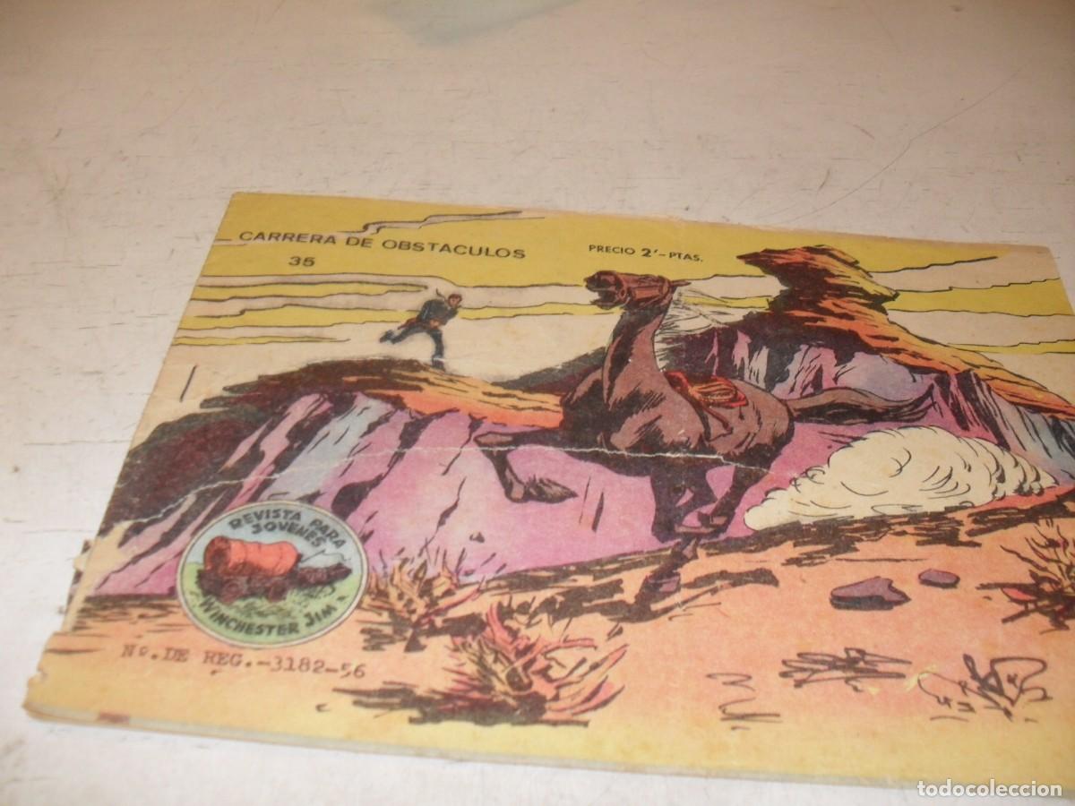 Tebeos: (ORIGINAL)WINCHESTER JIM N&ordm; 35,CARRERA DE OBSTACULOS,DE 36.RICART,A&Ntilde;O 1963