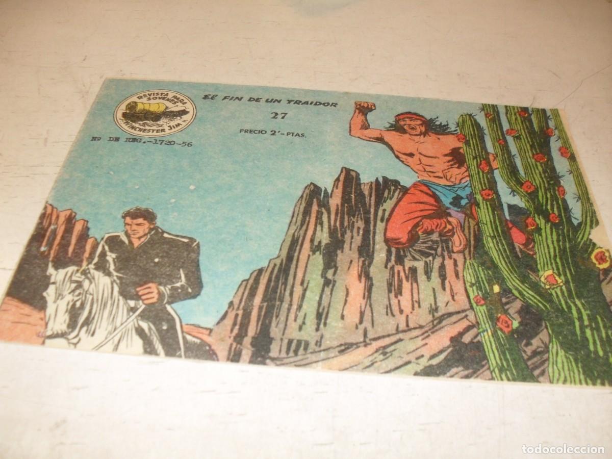 Tebeos: (ORIGINAL)WINCHESTER JIM N&ordm; 27,EL FIN DE UN TRAIDOR,DE 36.RICART,A&Ntilde;O 1963
