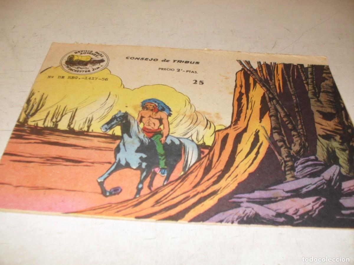 Tebeos: (ORIGINAL)WINCHESTER JIM N&ordm; 25,CONSEJO DE TRIBUS,DE 36.RICART,A&Ntilde;O 1963