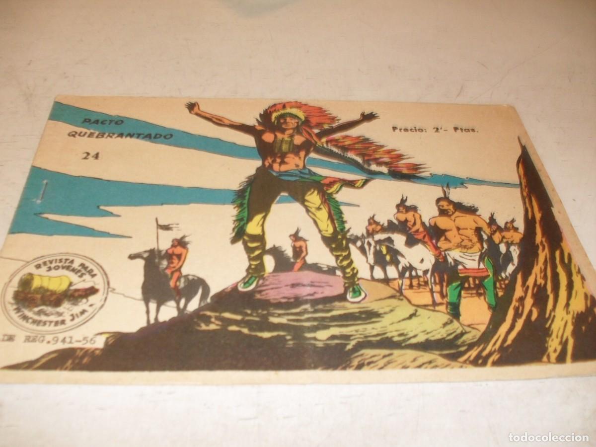 Tebeos: (ORIGINAL)WINCHESTER JIM N&ordm; 24,PACTO QUEBRANTADO,DE 36.RICART,A&Ntilde;O 1963