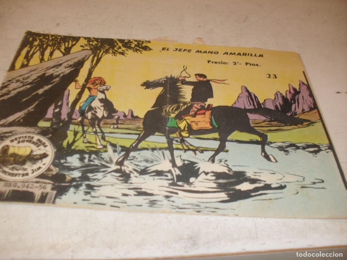 Tebeos: (ORIGINAL)WINCHESTER JIM N&ordm; 23,EL JEFE MANO AMARILLA,DE 36.RICART,A&Ntilde;O 1963