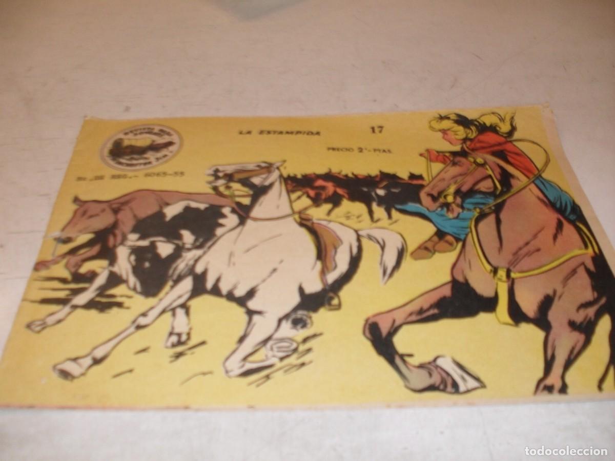 Tebeos: (ORIGINAL)WINCHESTER JIM N&ordm; 17,LA ESTAMPIDA,DE 36.RICART,A&Ntilde;O 1963