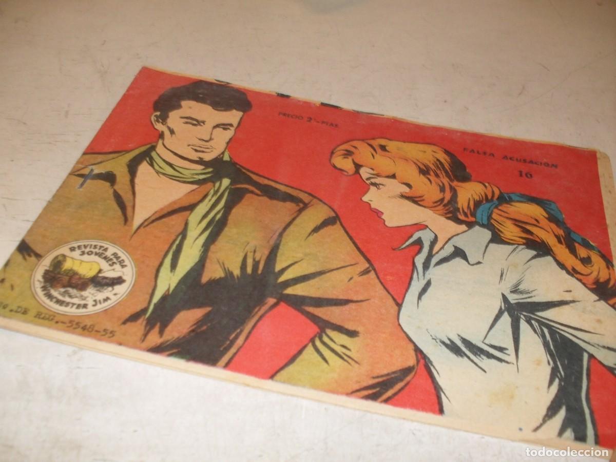 Tebeos: (ORIGINAL)WINCHESTER JIM N&ordm; 16,FALSA ACUSACION,DE 36.RICART,A&Ntilde;O 1963