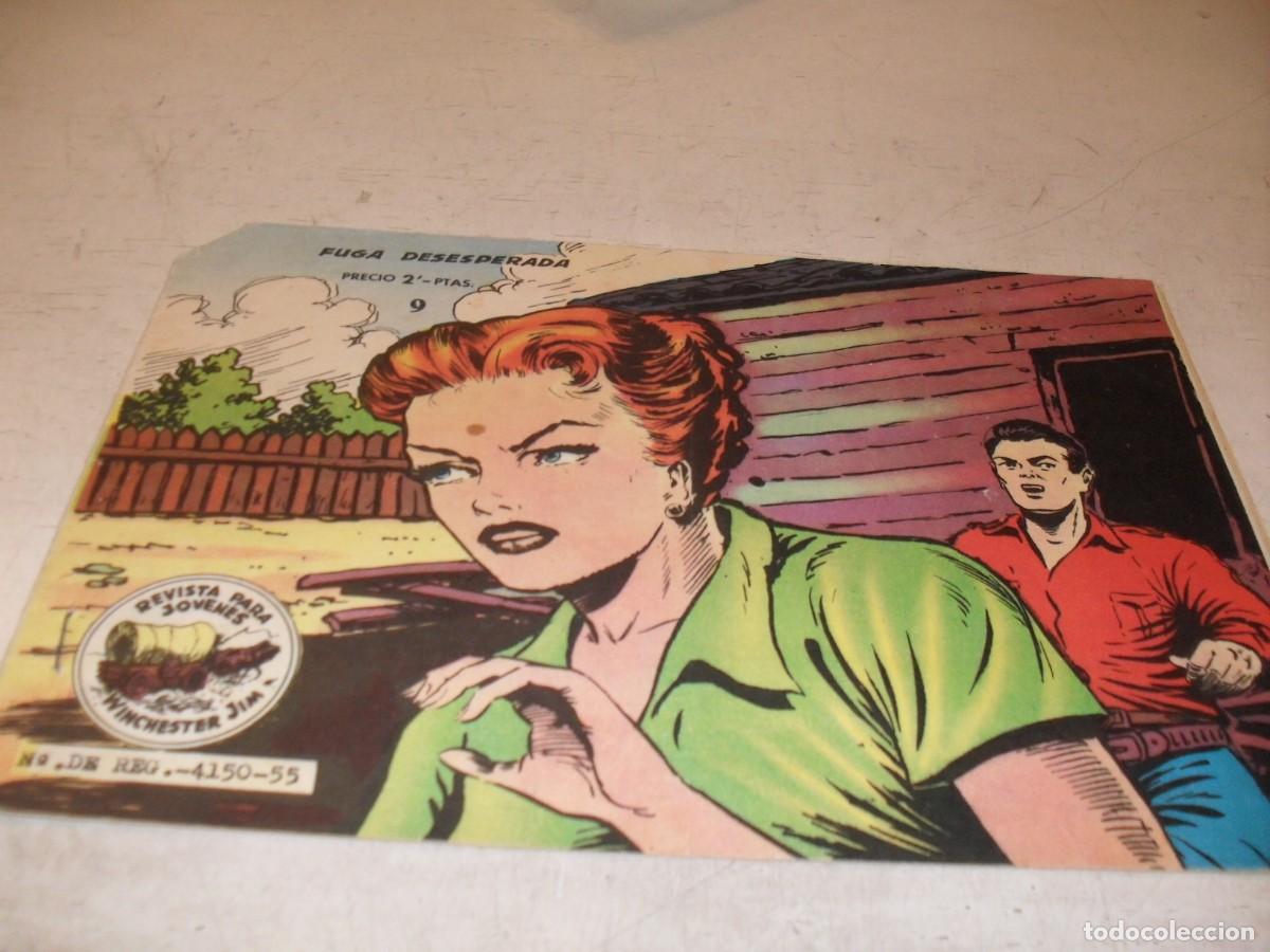Tebeos: (ORIGINAL)WINCHESTER JIM N&ordm; 9,FUGA DESESPERADA,DE 36.RICART,A&Ntilde;O 1963