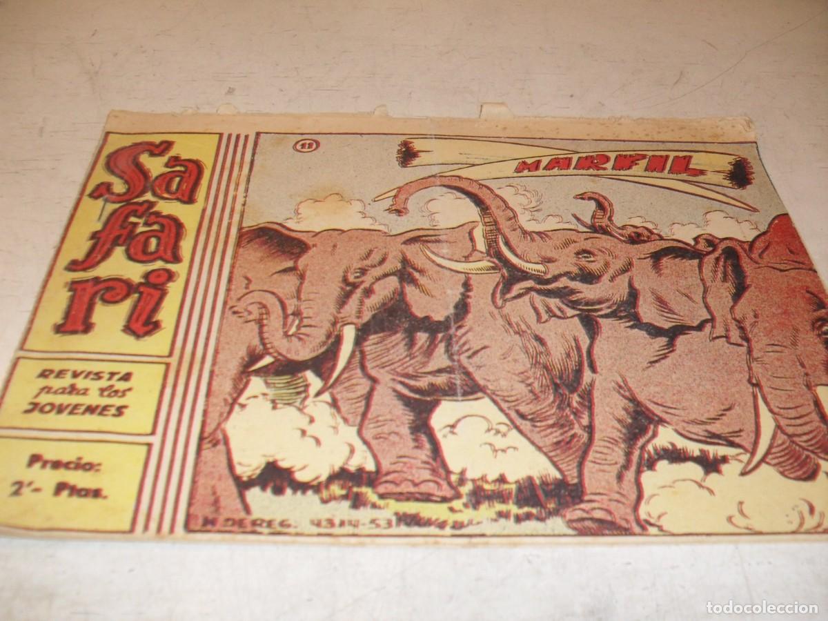 Comics: (ORIGINAL),SAFARI N&ordm; 11,MARFIL,DE 16.EDITA RICART,A&Ntilde;O 1965