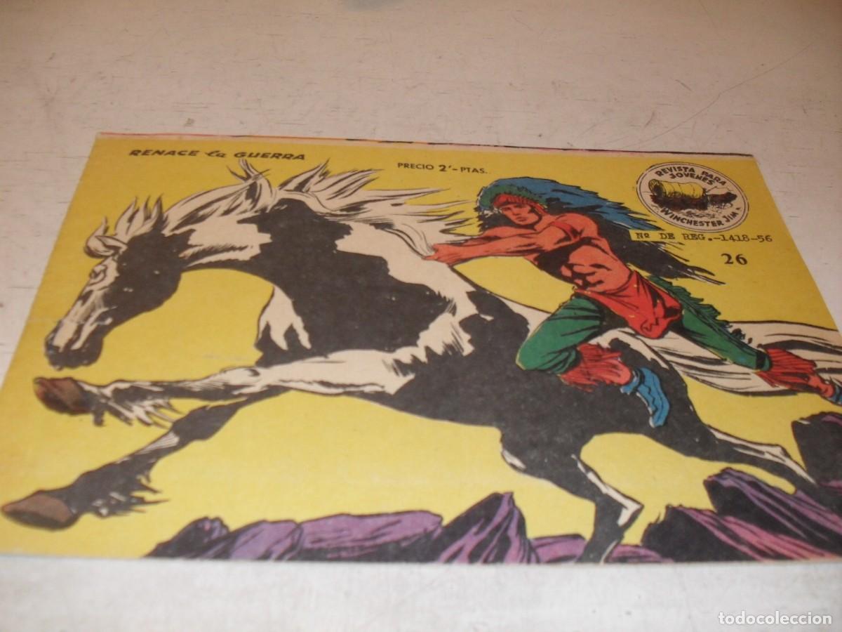 Tebeos: (ORIGINAL),WINCHESTER JIM N&ordm; 26,RENACE LA GUERRA,DE 36.RICART,A&Ntilde;O 1963