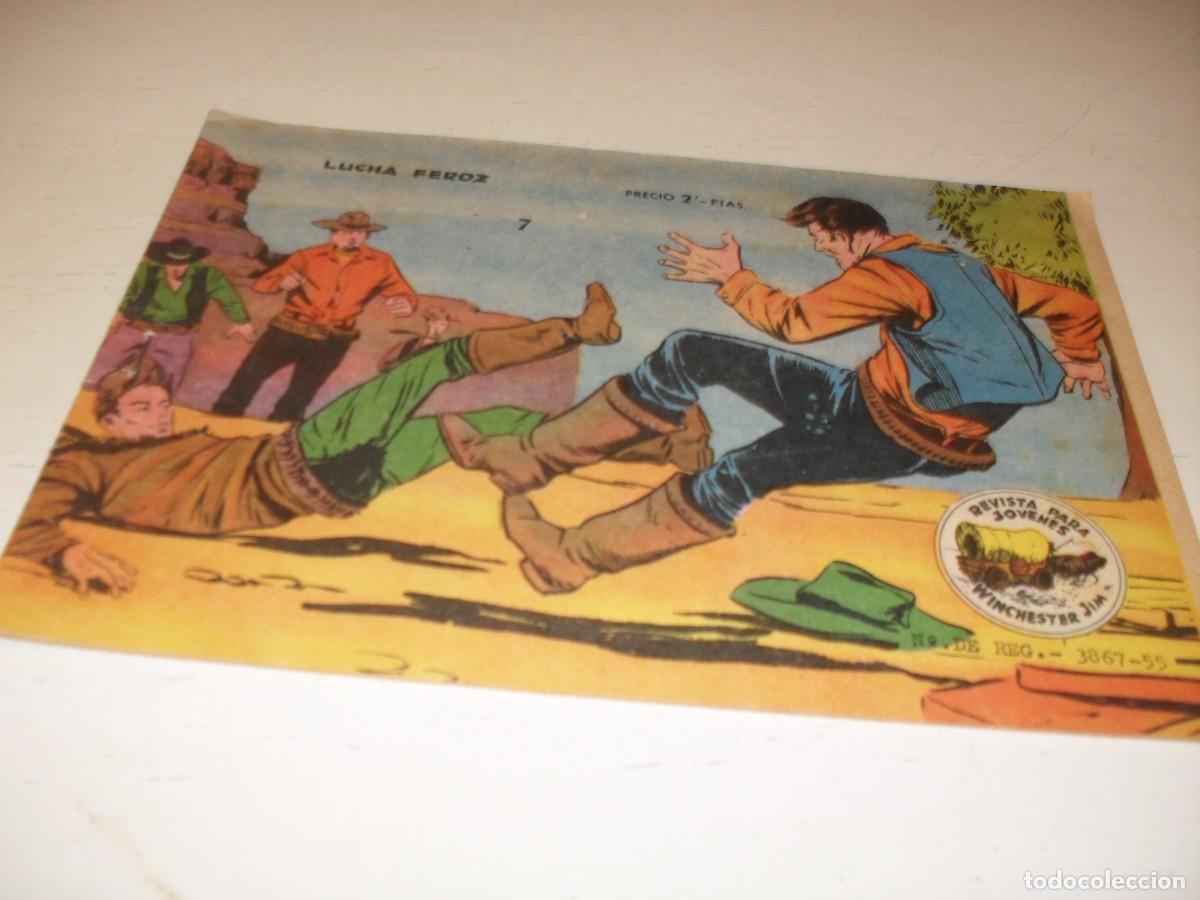 Tebeos: (ORIGINAL),WINCHESTER JIM N&ordm; 7,LUCHA FEROZ,DE 36.RICART,A&Ntilde;O 1963