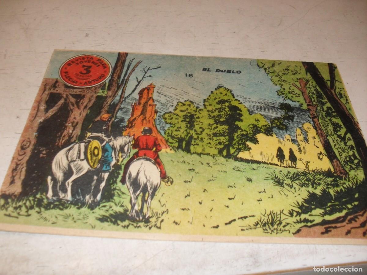 Tebeos: (ORIGINAL),FLECHA Y ARTURO N&ordm; 16,EL DUELO,DE 30.RICART,A&Ntilde;O 1966