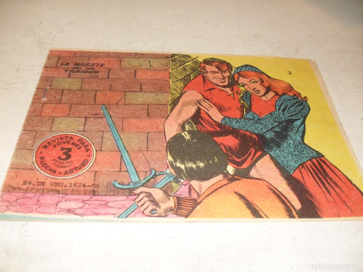 Tebeos: (ORIGINAL),FLECHA Y ARTURO N&ordm; 3,LA MUERTE DE UN TRAIDOR,DE 30.RICART,A&Ntilde;O 1966