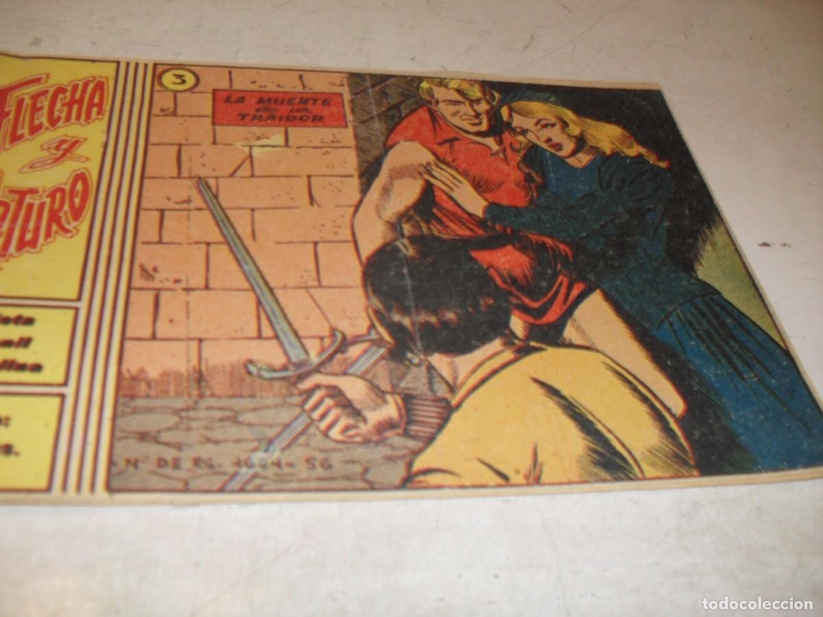 Tebeos: (ORIGINAL),FLECHA Y ARTURO N&ordm; 3,PRIMEROS N&ordm;,LA MUERTE DE UN TRAIDOR,DE 30.RICART,A&Ntilde;O 1965