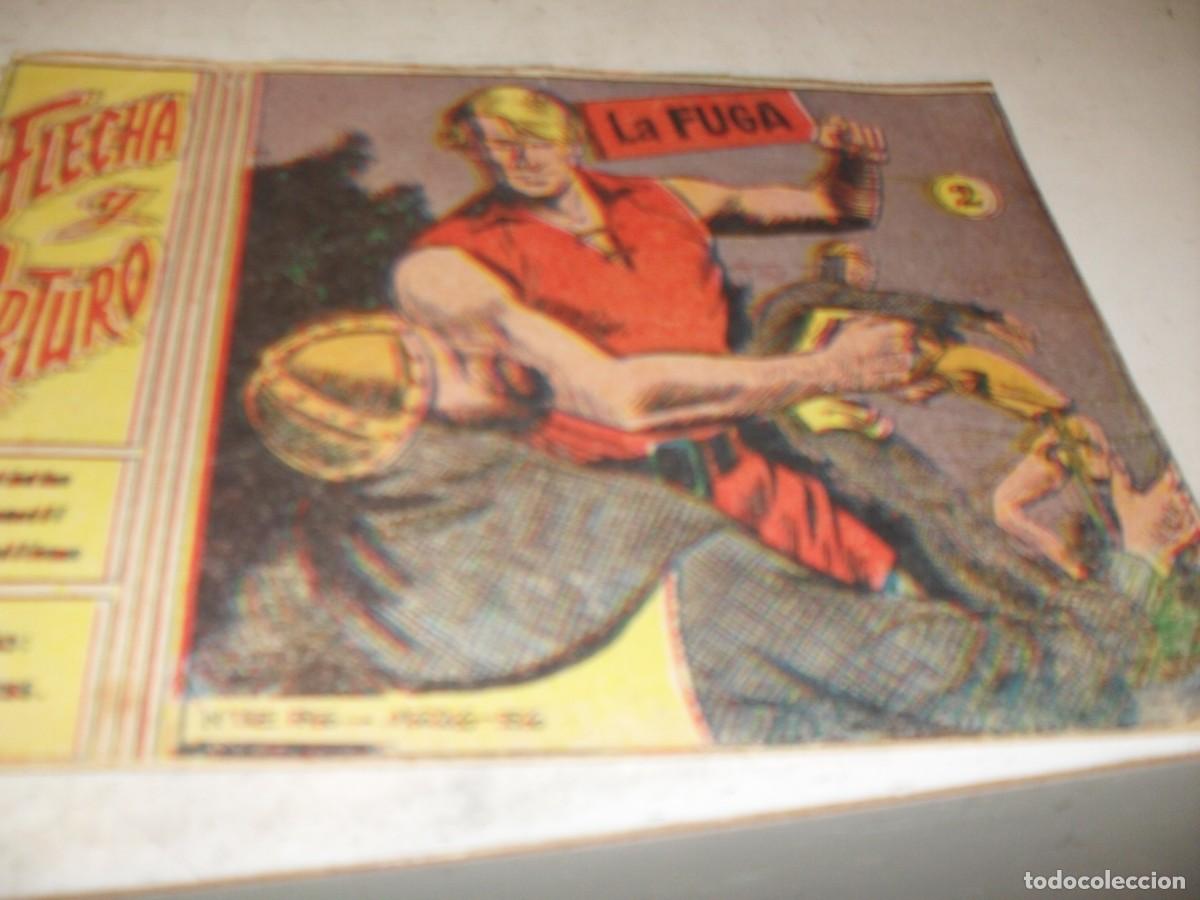 Tebeos: (ORIGINAL),FLECHA Y ARTURO N&ordm; 2,PRIMEROS N&ordm;,LA FUGA,DE 30.RICART,A&Ntilde;O 1965