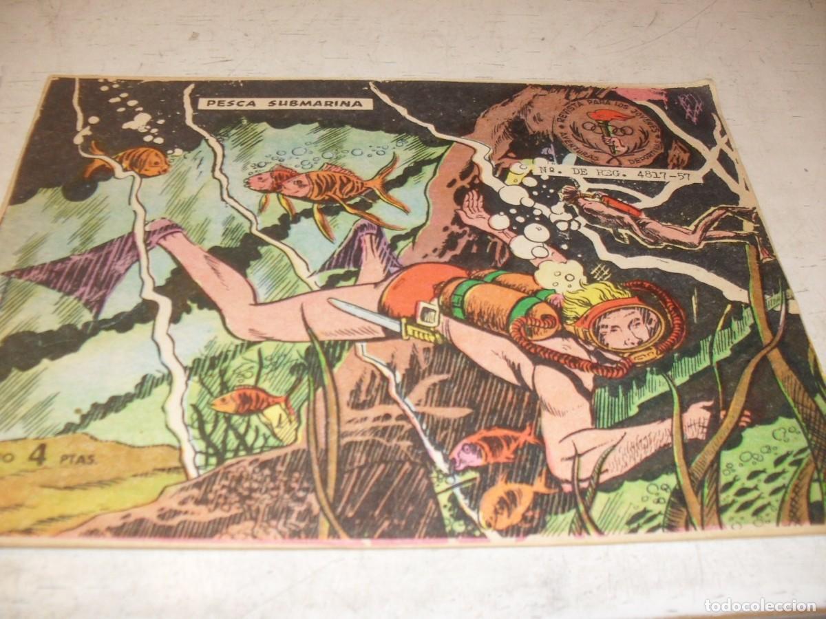 Livros de Banda Desenhada: (ORIGINAL),AVENTURAS DEPORTIVAS N&ordm; 7,DE 8,PESCA SUBMARINA.RICART,1968