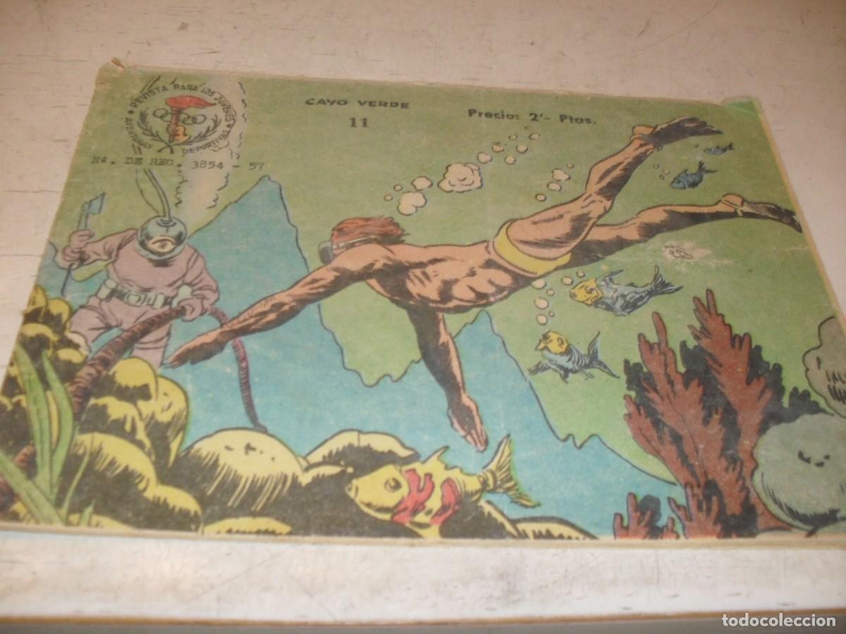 Comics: (ORIGINAL),AVENTURAS DEPORTIVAS N&ordm; 11,DE 20,CAYO VERDE.RICART,1965