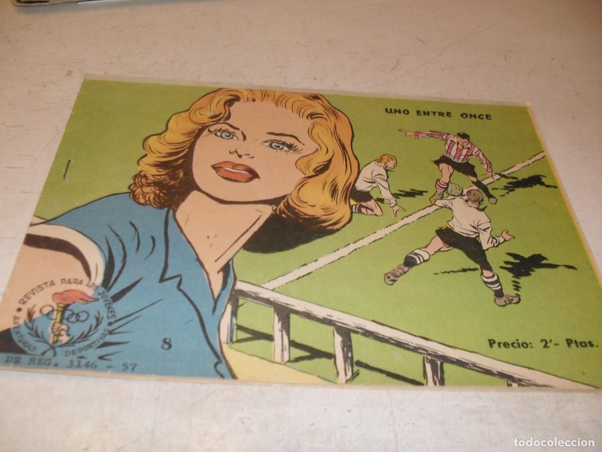 Tebeos: (ORIGINAL),AVENTURAS DEPORTIVAS N&ordm; 8,DE 20,UNO ENTRE ONCE.RICART,1965