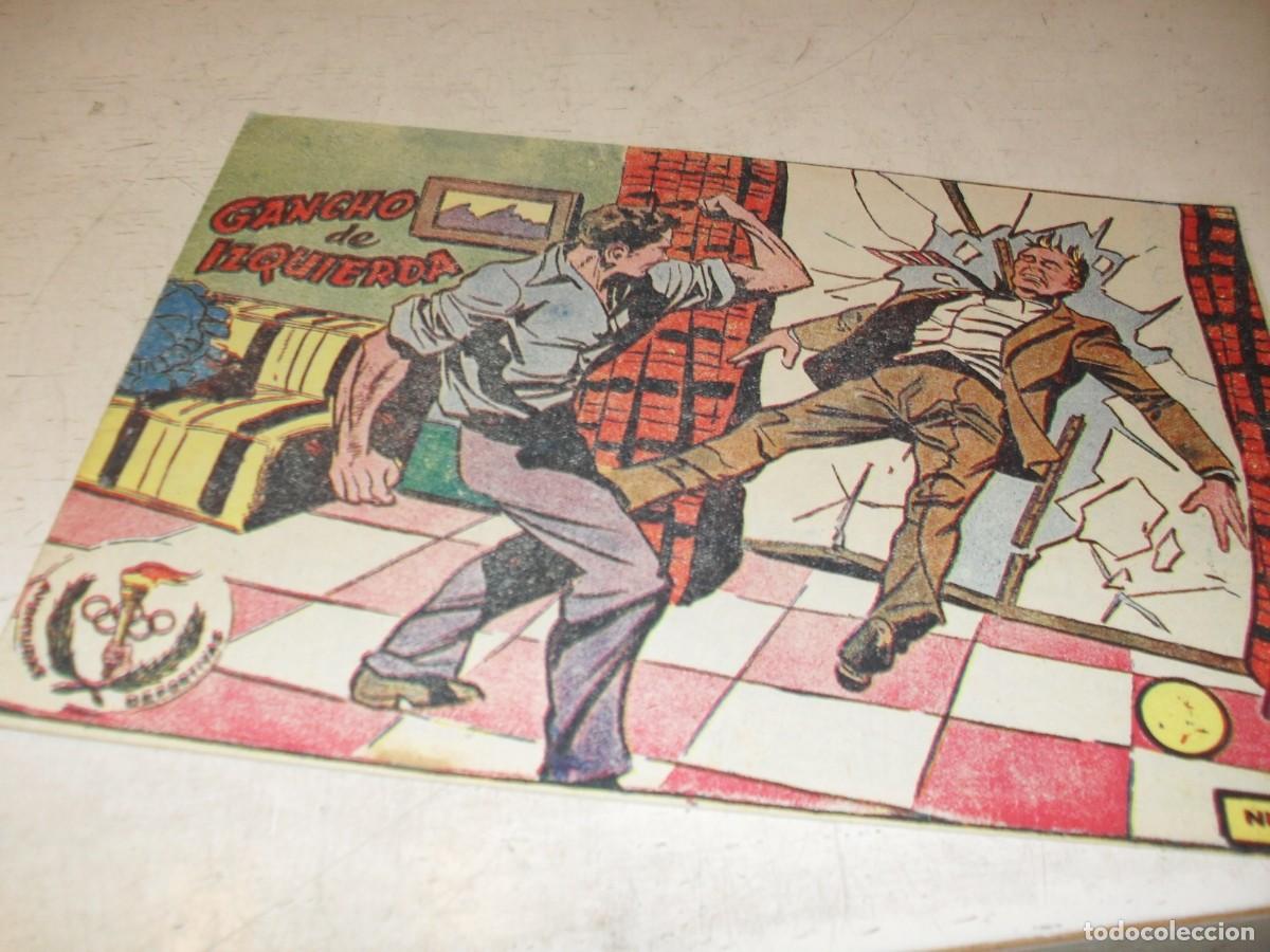 Comics: (ORIGINAL),AVENTURAS DEPORTIVAS N&ordm; 12,GANCHO DE IZQUIERDA.RICART,1957