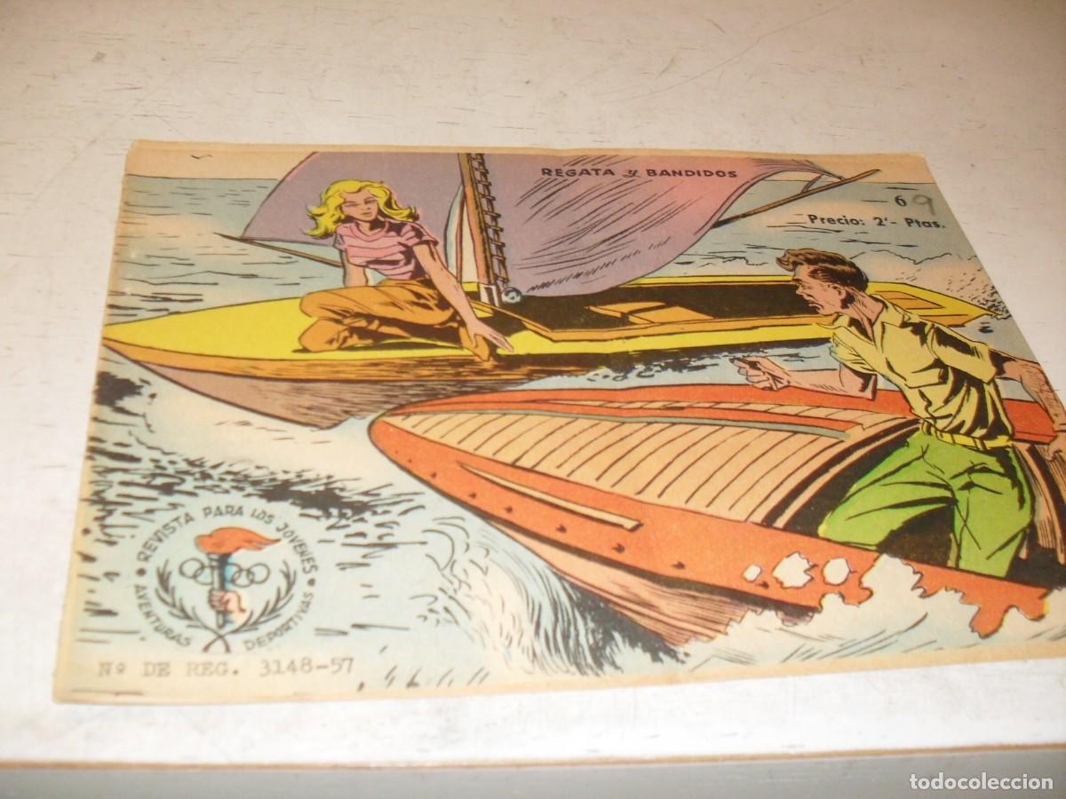 Giornalini: (ORIGINAL),AVENTURAS DEPORTIVAS N&ordm; 6,REGATAS Y BANDIDOS,DE 20.RICART,A&Ntilde;O 1965