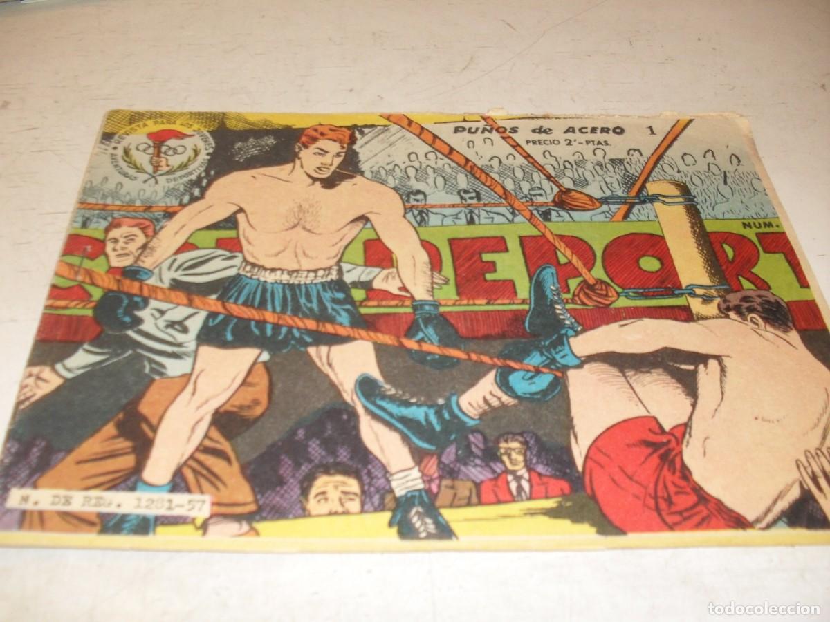 Comics: (ORIGINAL),AVENTURAS DEPORTIVAS N&ordm; 1,EL PRIMERO,PU&Ntilde;OS DE ACERO,DE 20.RICART,A&Ntilde;O 1965