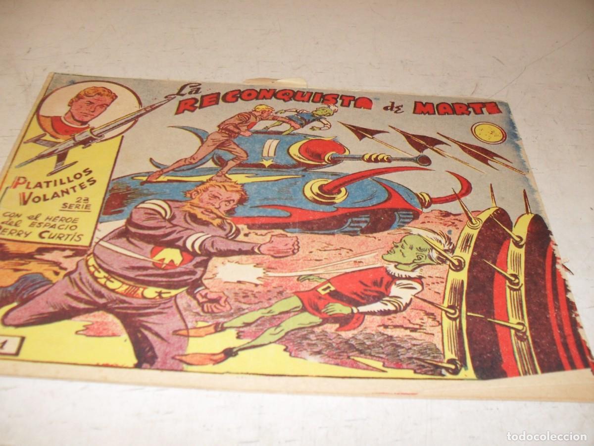 Tebeos: (ORIGINAL),PLATILLOS VOLANTES,2&ordf; SERIE,N&ordm; 11,LA RECONQUISTA DE MARTE,DE 18.RICART,A&Ntilde;O 1956