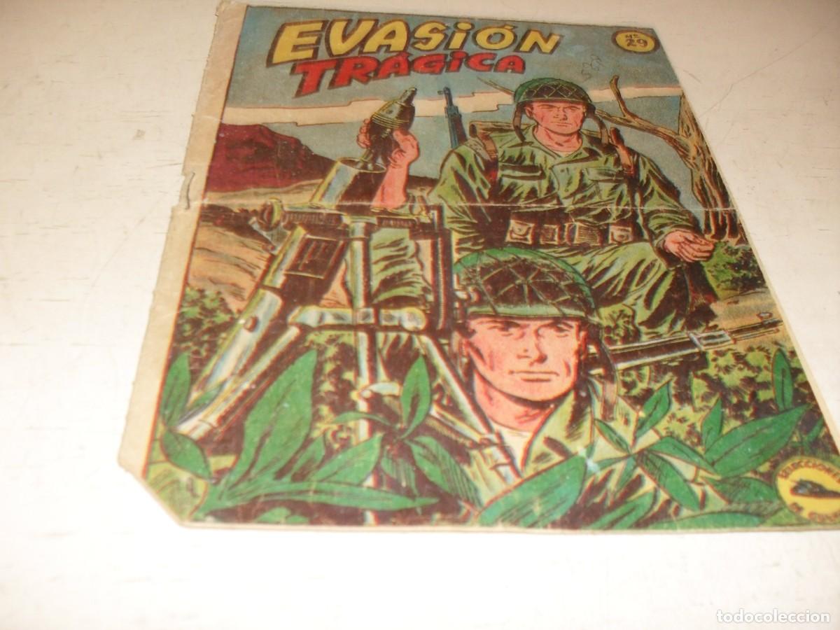 Comics: (ORIGINAL),SELECCIONES DE GUERRA N&ordm; 29,EVASION TRAGICA,DE 50.RICART,1952