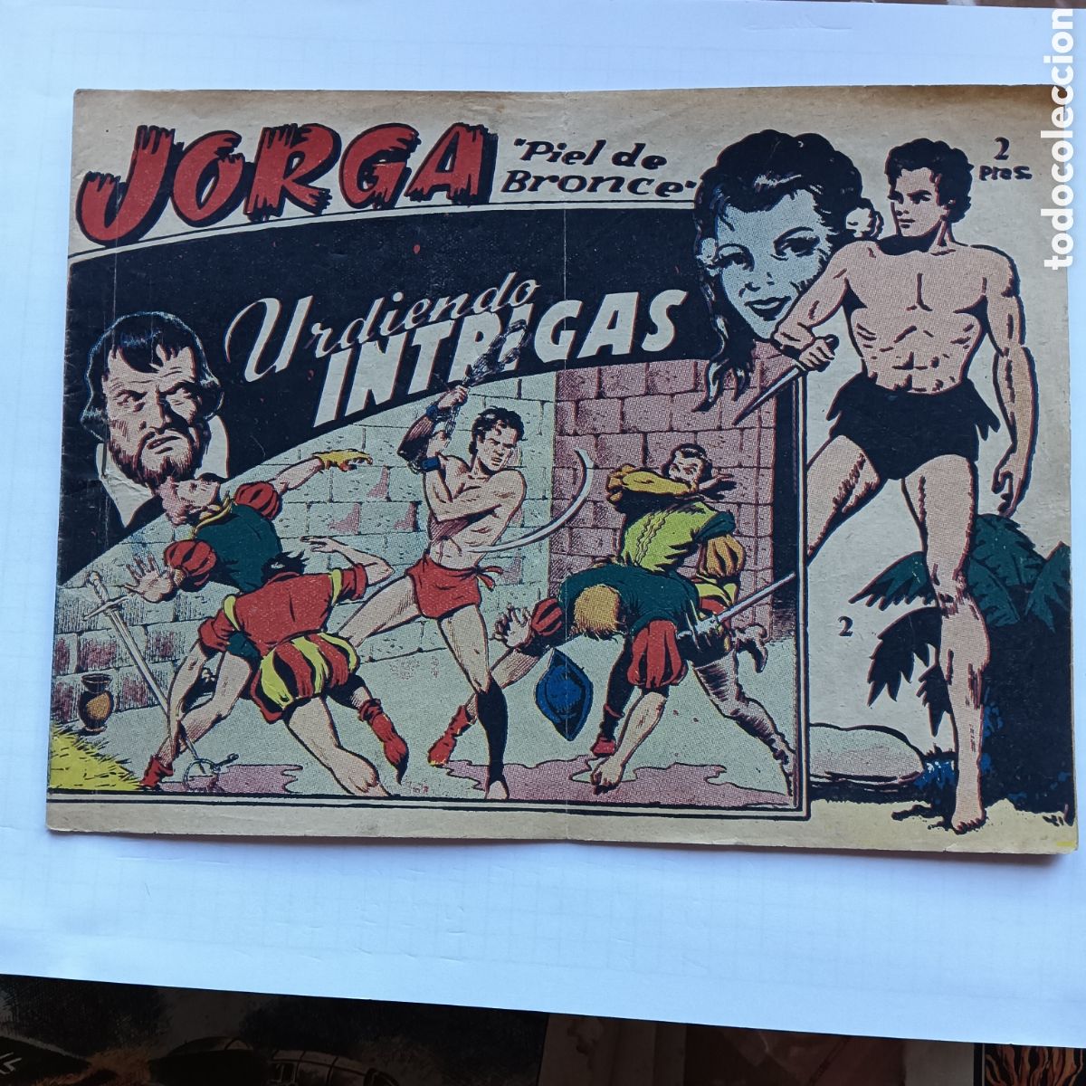 Tebeos: JORGA PIEL DE BRONCE NUM2 EDI.RICART ORIGINAL