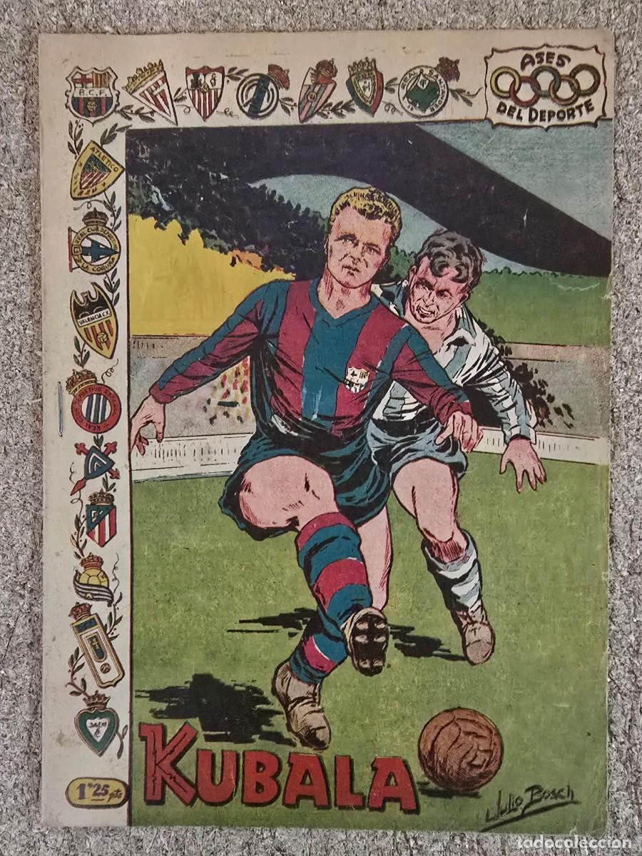 Tebeos: Ases del Deporte 1.Kubala.Editorial Ricart