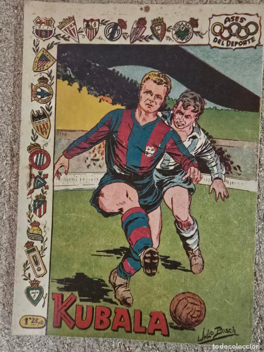 Tebeos: Ases del Deporte 1.Kubala.Editorial Ricart