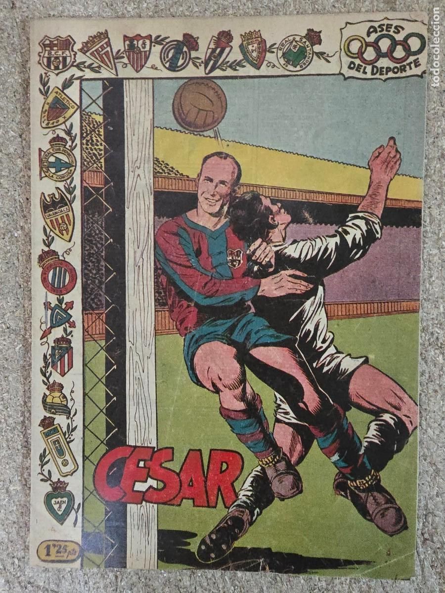 Tebeos: Ases del Deporte 5.Cesar.Editorial Ricart