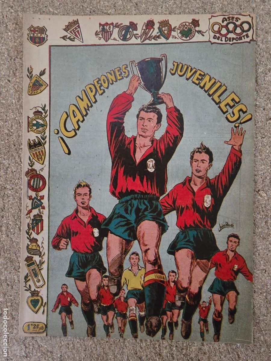Comics: Ases del Deporte 17.Campeones Juveniles.Editorial Ricart