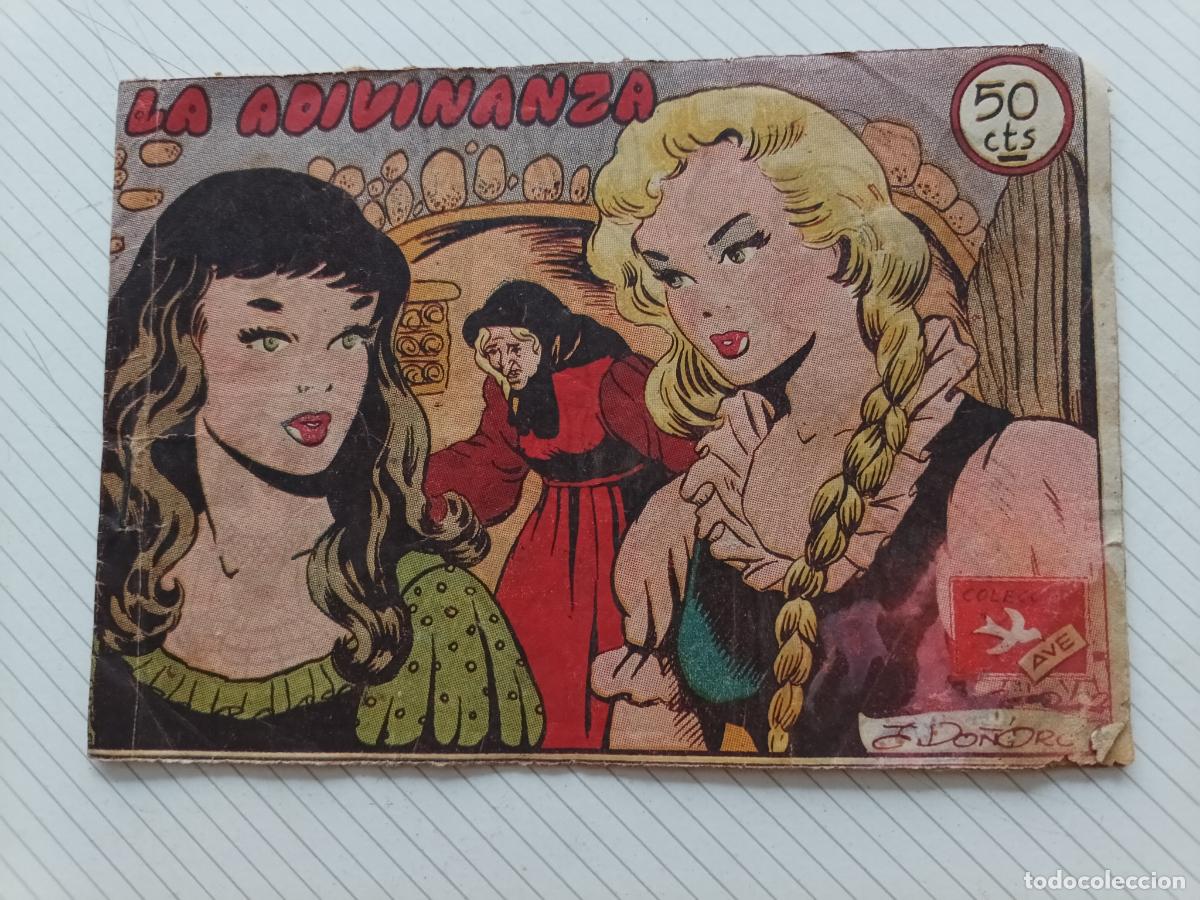 Tebeos: Colecci&oacute;n ave-editorial Ricart-a&ntilde;o 1955-medidas 11x15-cm-grapa-n&ordm; 369-la adivinanza