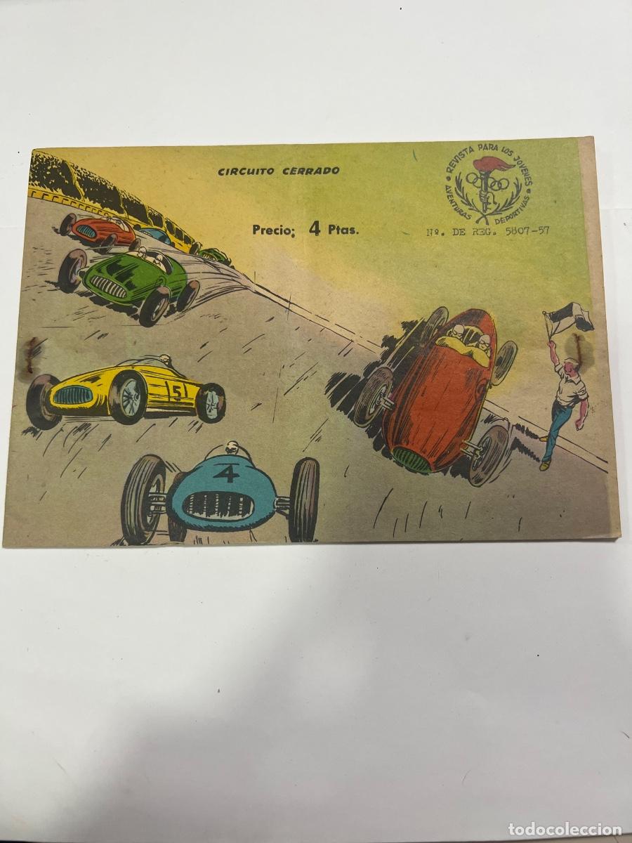 Tebeos: CIRCUITO CERRADO. N&deg; 15. AVENTURAS DEPORTIVAS. RICART.
