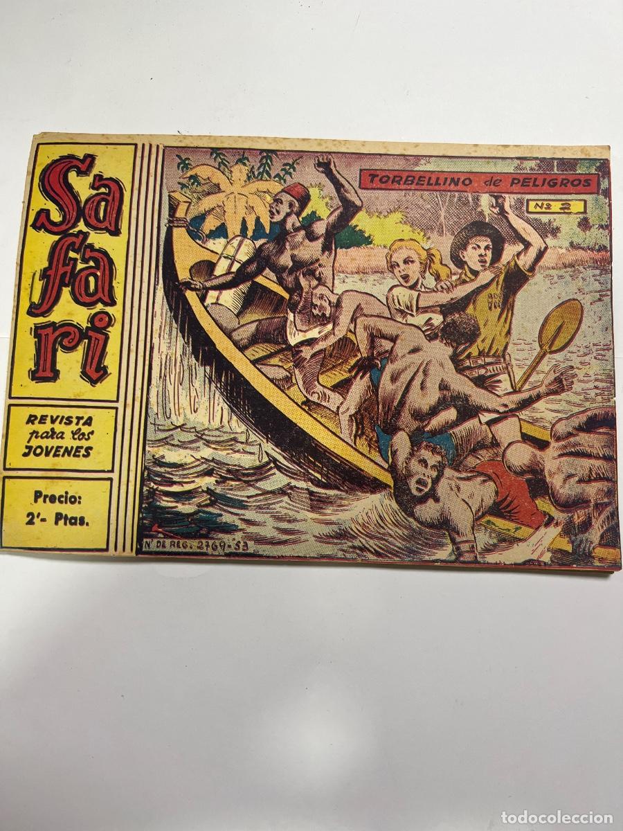 Tebeos: SAFARI. TORBELLINO DE PELIGROSO. N&deg; 2. REVISTA PARA LOS J&Oacute;VENES. RICART.