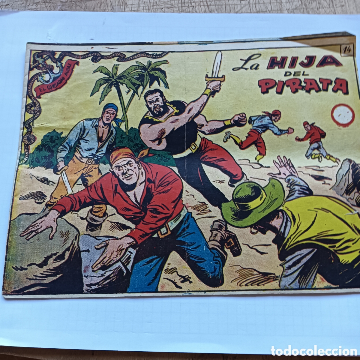 BDs: EL CORSARIO AUDAZ N&Uacute;M 14 PEN&Uacute;LTIMO GRAFICAS RICART ORIGINAL