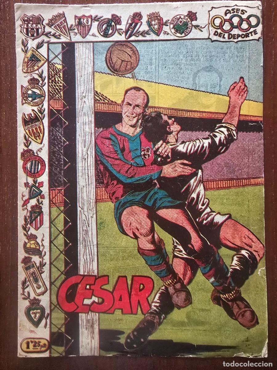 Tebeos: Ases del Deporte 5.Cesar.Editorial Ricart - Foto 1