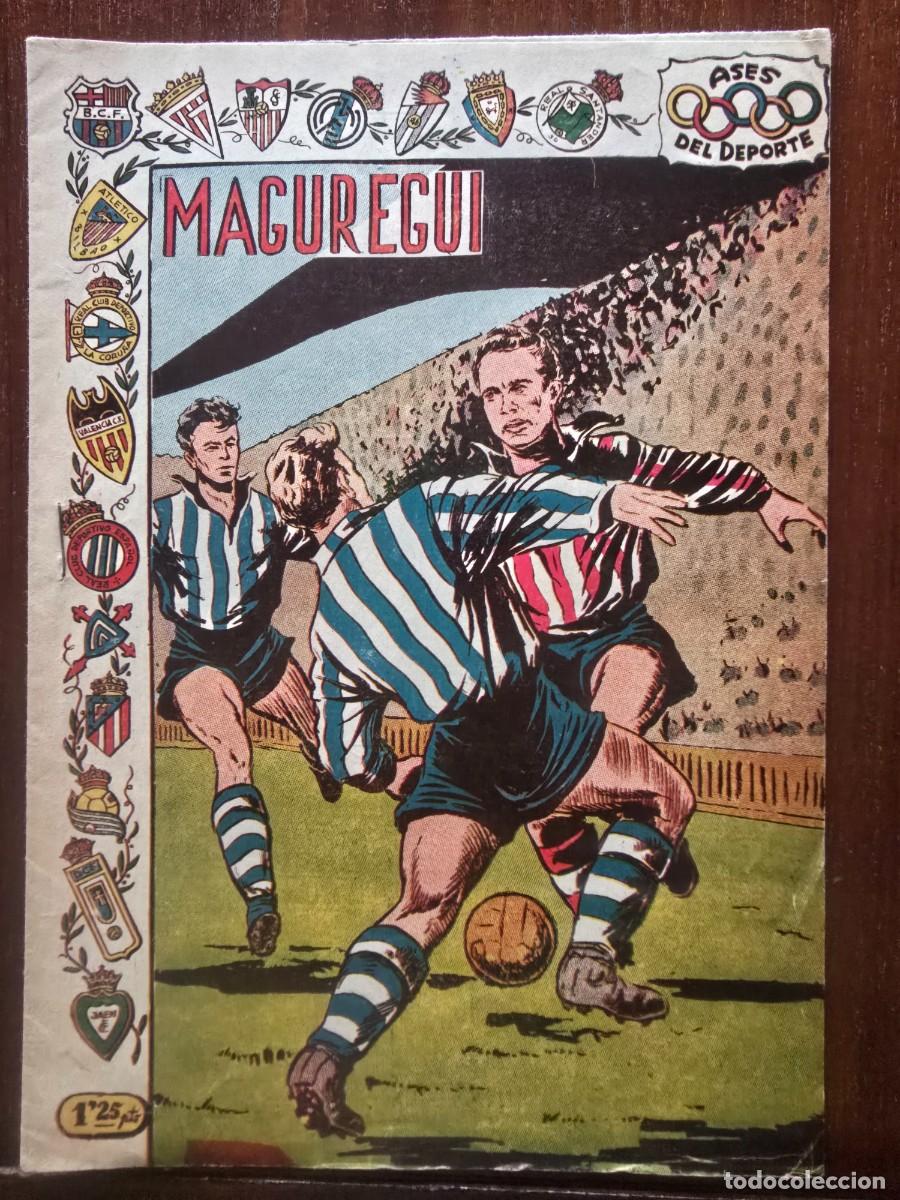 Tebeos: Ases del Deporte 9.Maguregui.Editorial Ricart