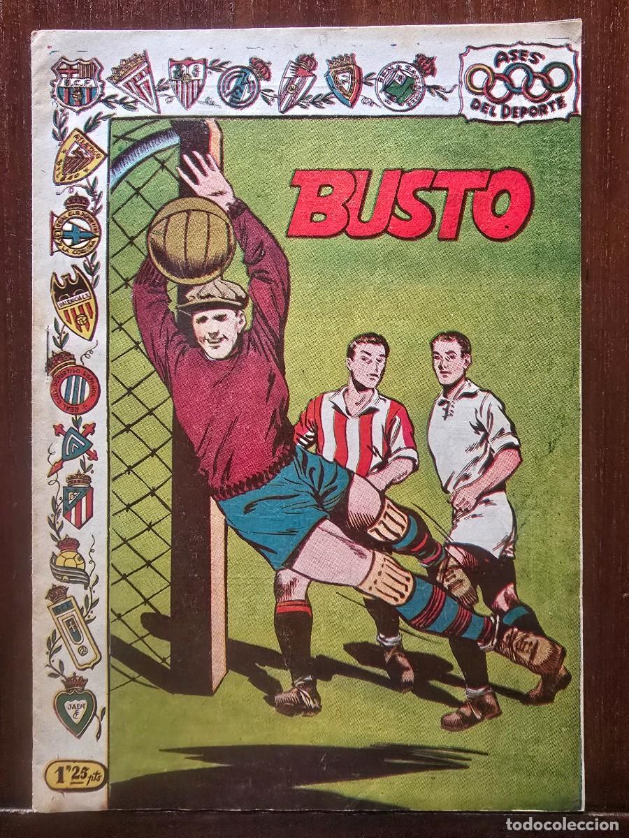 Tebeos: Ases del Deporte 17.Busto.Editorial Ricart - Foto 1