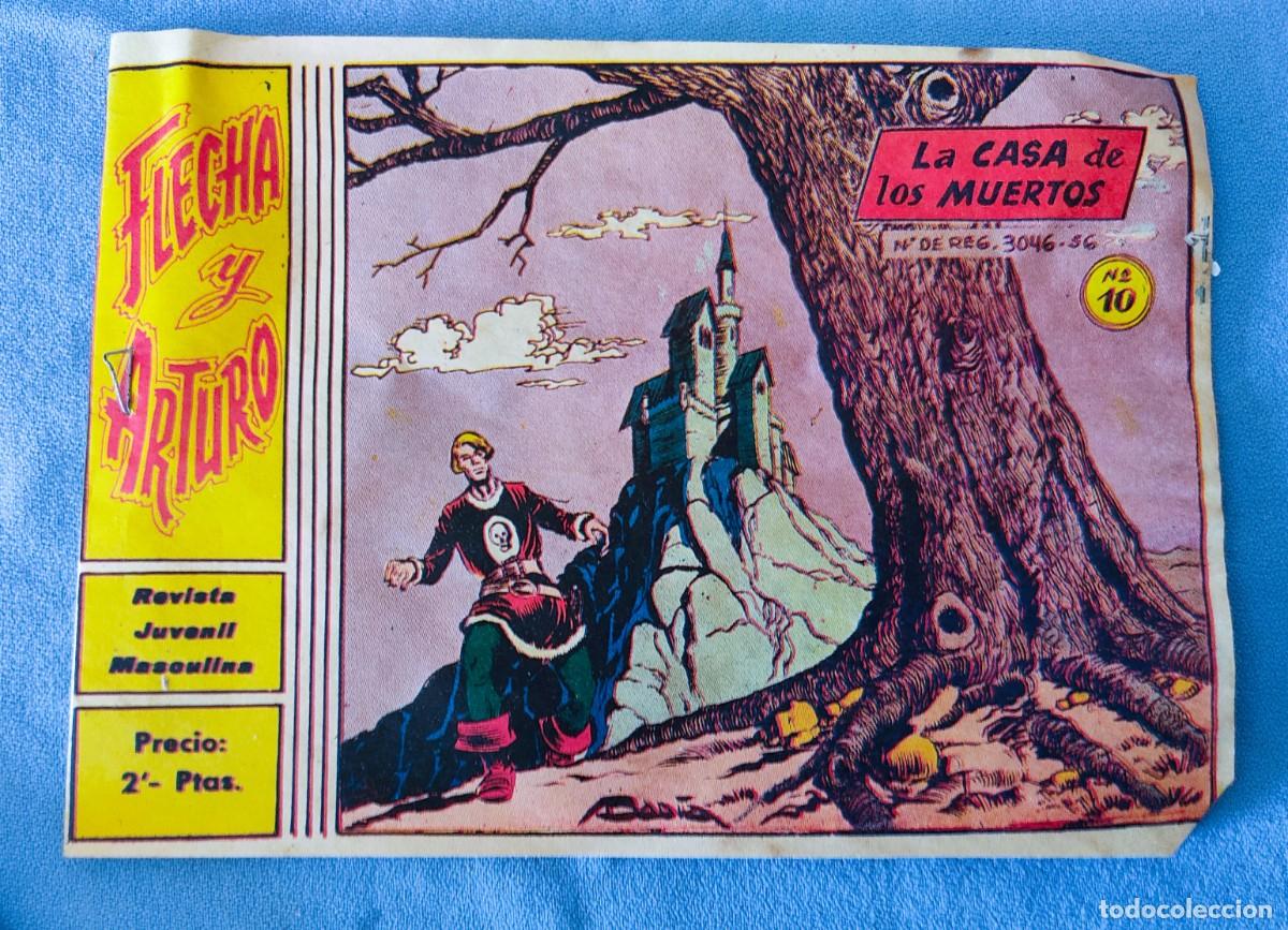 Tebeos: FLECHA Y ARTURO LA CASA DE LOS MUERTOS N&ordm; 10 EXCLUSIVAS GRAFICAS RICART