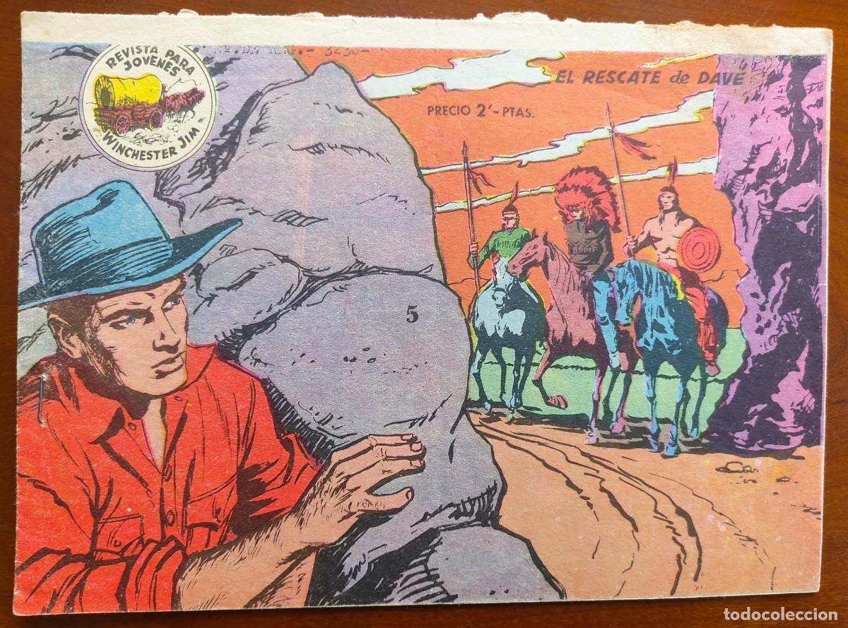 Comics: WINCHESTER JIM N&ordm; 5 - EL RESCATE DE DAVE - EDITORIAL RICART - ORIGINAL DE LA &Eacute;POCA