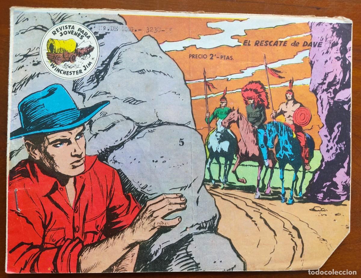 Comics: WINCHESTER JIM N&ordm; 5 - EL RESCATE DE DAVE - EDITORIAL RICART - ORIGINAL DE LA &Eacute;POCA