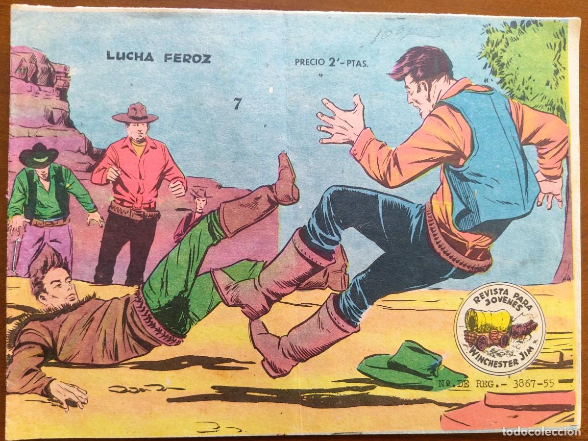Tebeos: WINCHESTER JIM N&ordm; 7 - LUCHA FEROZ - EDITORIAL RICART - ORIGINAL DE LA &Eacute;POCA