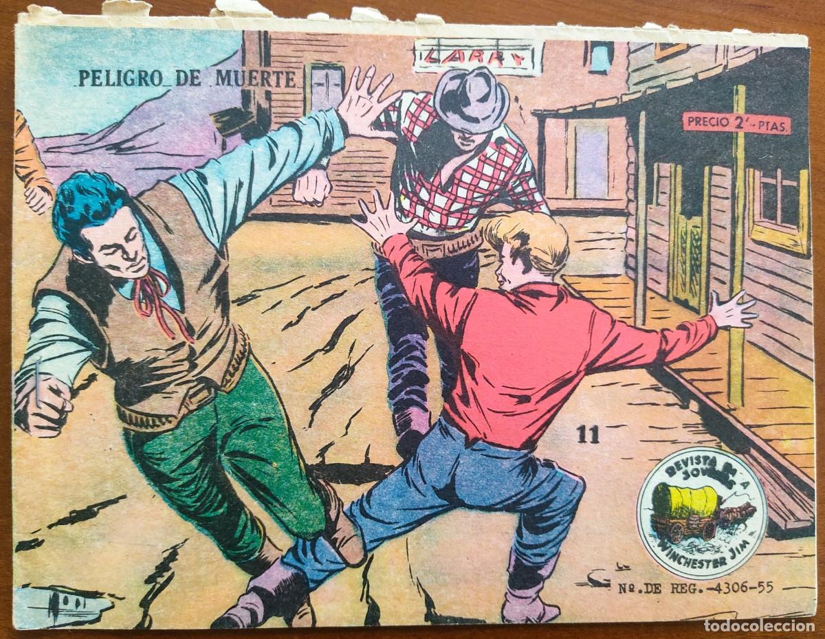 Tebeos: WINCHESTER JIM N&ordm; 11 - PELIGRO DE MUERTE - EDITORIAL RICART - ORIGINAL DE LA &Eacute;POCA