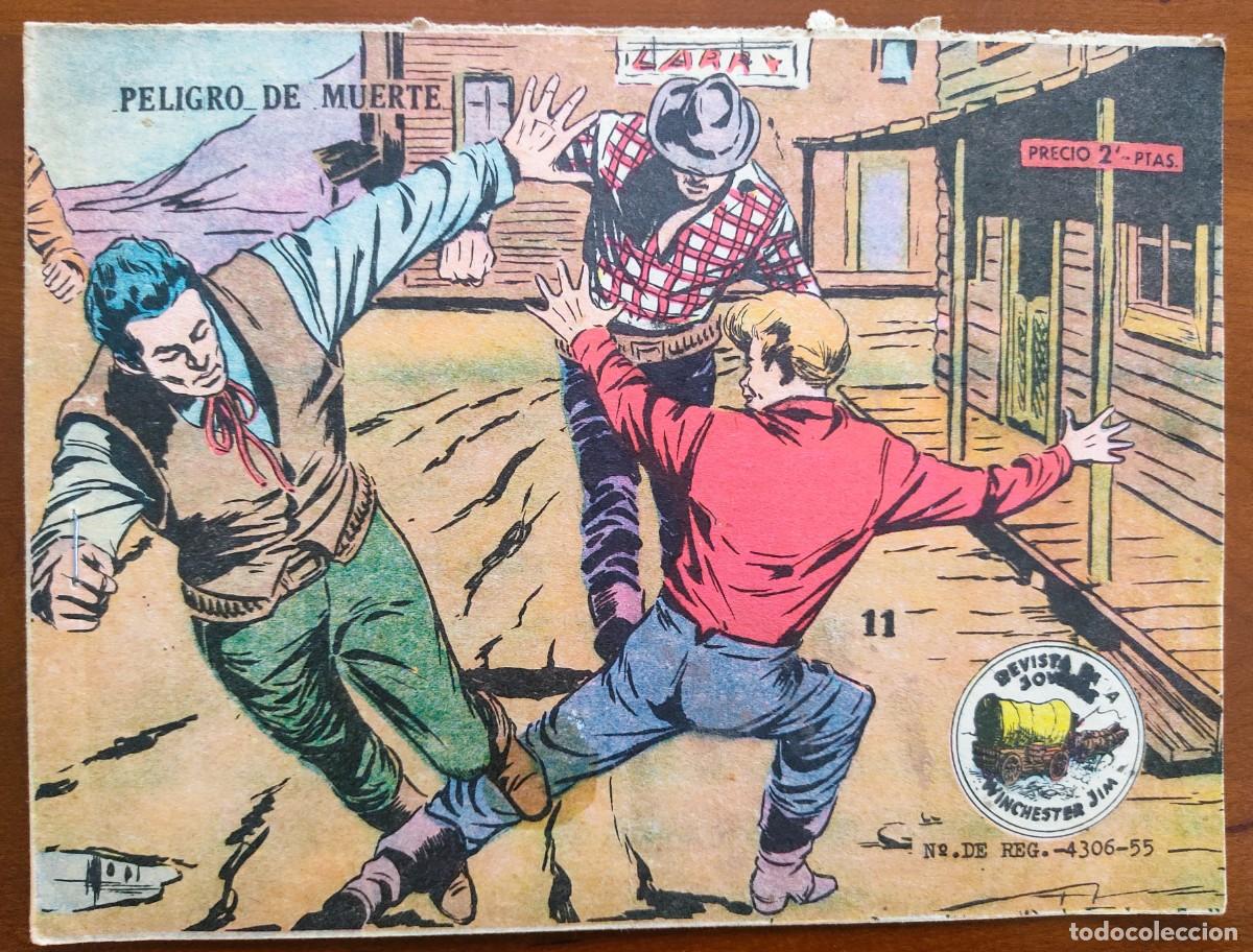Tebeos: WINCHESTER JIM N&ordm; 11 - PELIGRO DE MUERTE - EDITORIAL RICART - ORIGINAL DE LA &Eacute;POCA