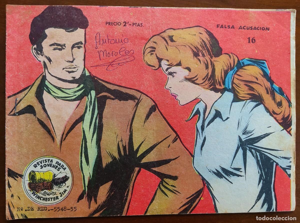 Tebeos: WINCHESTER JIM N&ordm; 16 - FALSA ACUSACI&Oacute;N - EDITORIAL RICART - ORIGINAL DE LA &Eacute;POCA