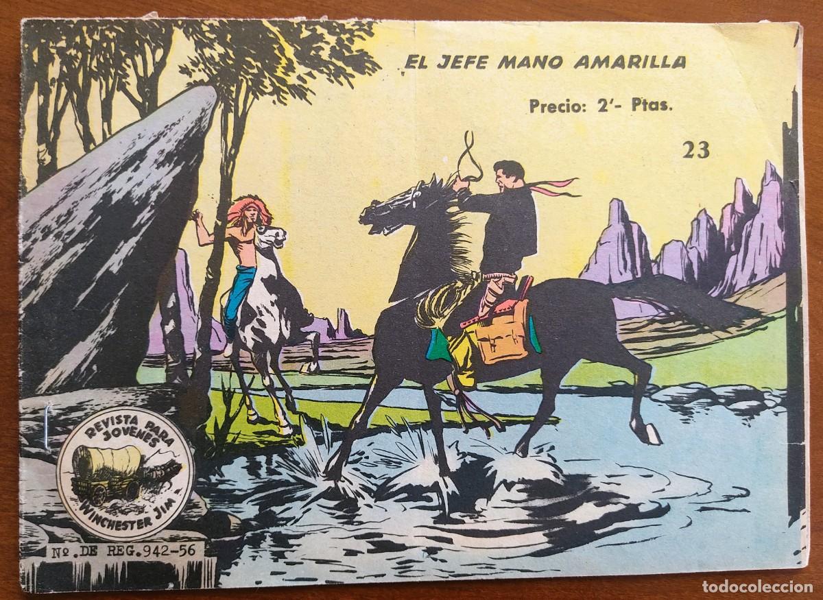 Tebeos: WINCHESTER JIM N&ordm; 23 - EL JEFE MANO AMARILLA - EDITORIAL RICART - ORIGINAL DE LA &Eacute;POCA