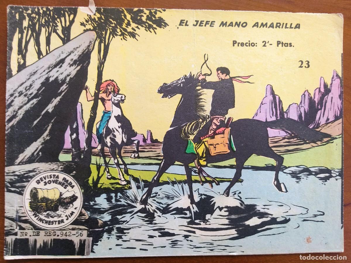 Tebeos: WINCHESTER JIM N&ordm; 23 - EL JEFE MANO AMARILLA - EDITORIAL RICART - ORIGINAL DE LA &Eacute;POCA
