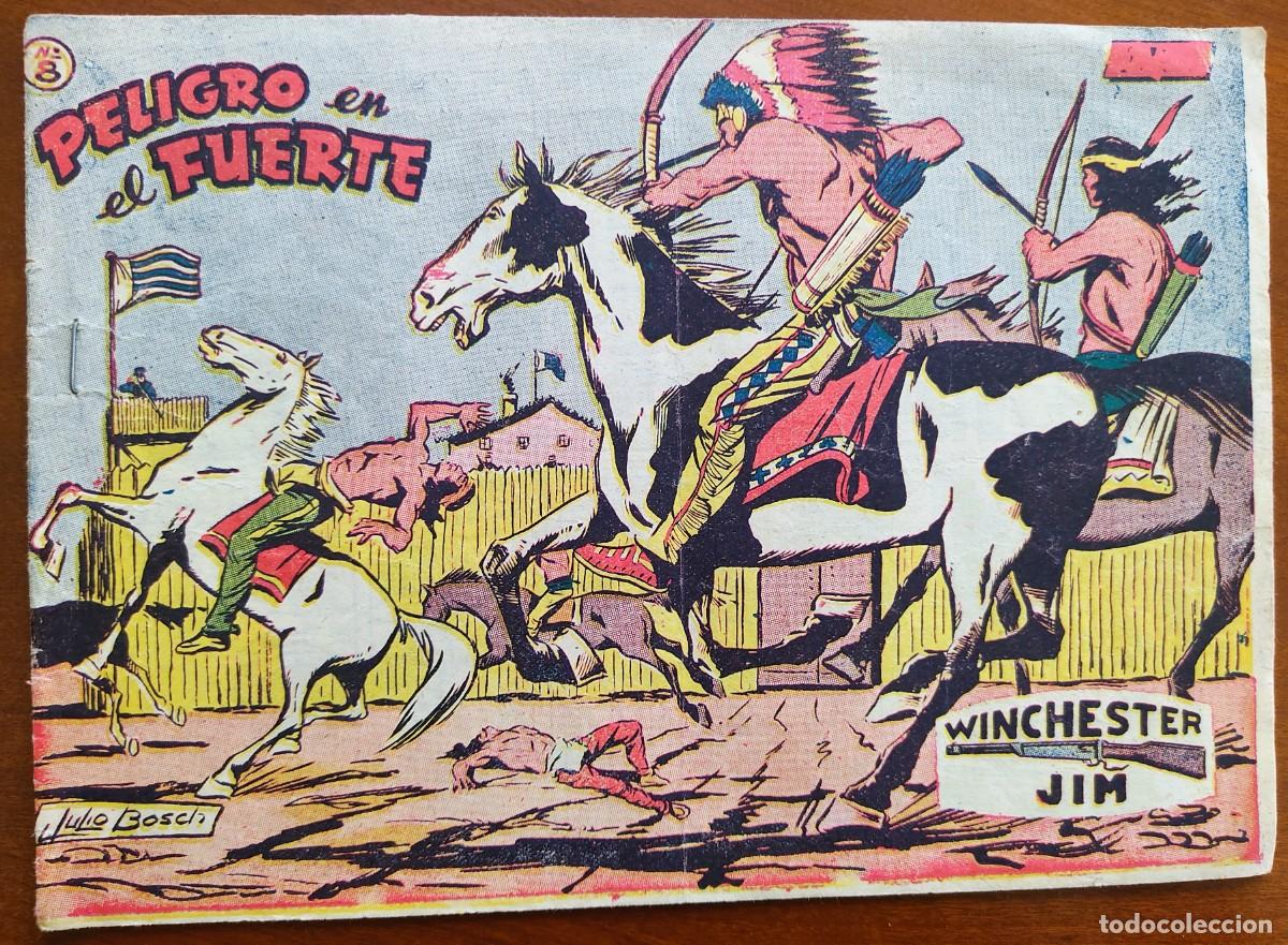 Tebeos: WINCHESTER JIM N&ordm; 8 - PELIGRO EN EL FUERTE - EDITORIAL RICART - ORIGINAL DE LA &Eacute;POCA