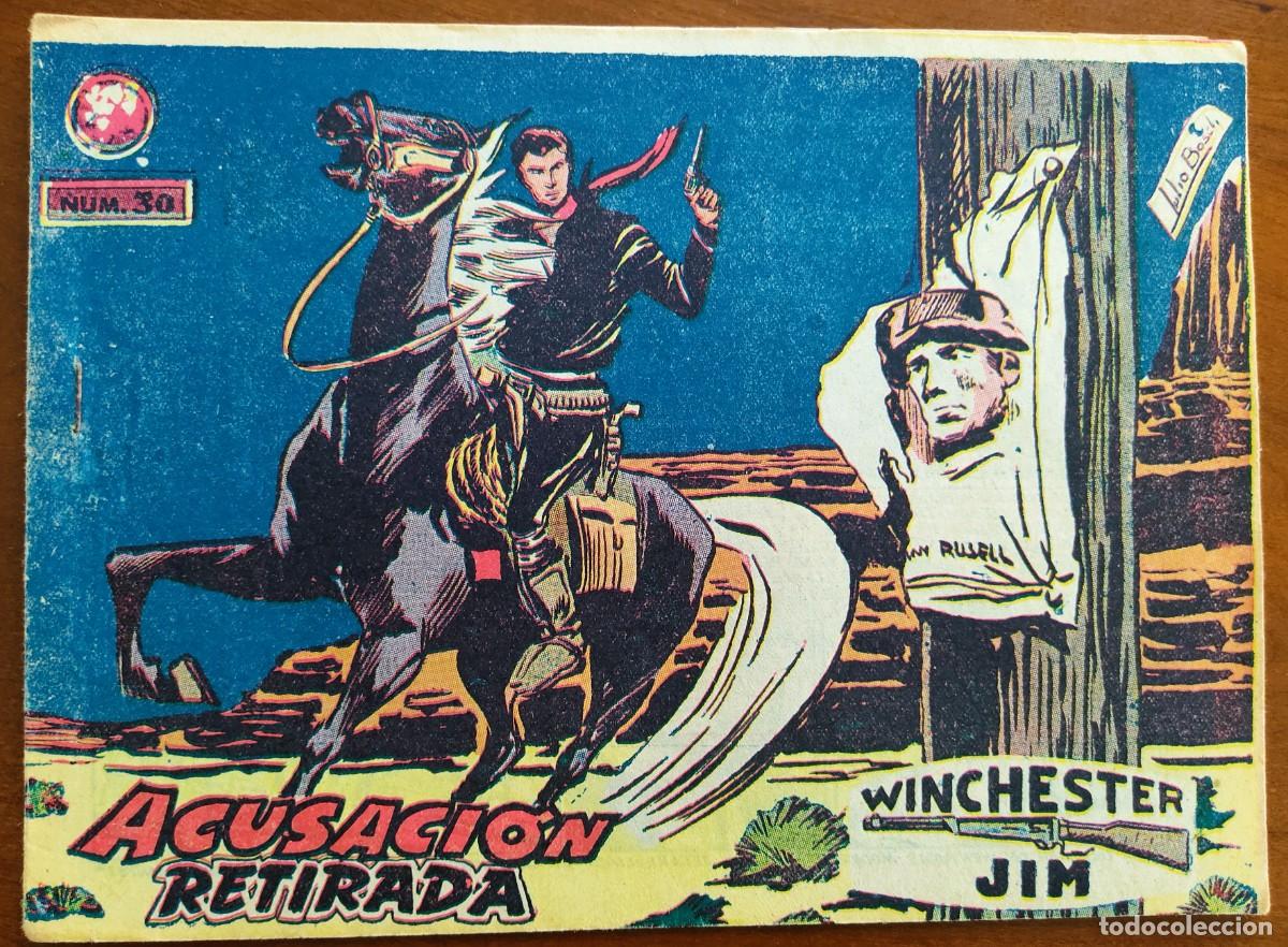 Tebeos: WINCHESTER JIM N&ordm; 30 - ACUSACI&Oacute;N RETIRADA - EDITORIAL RICART - ORIGINAL DE LA &Eacute;POCA