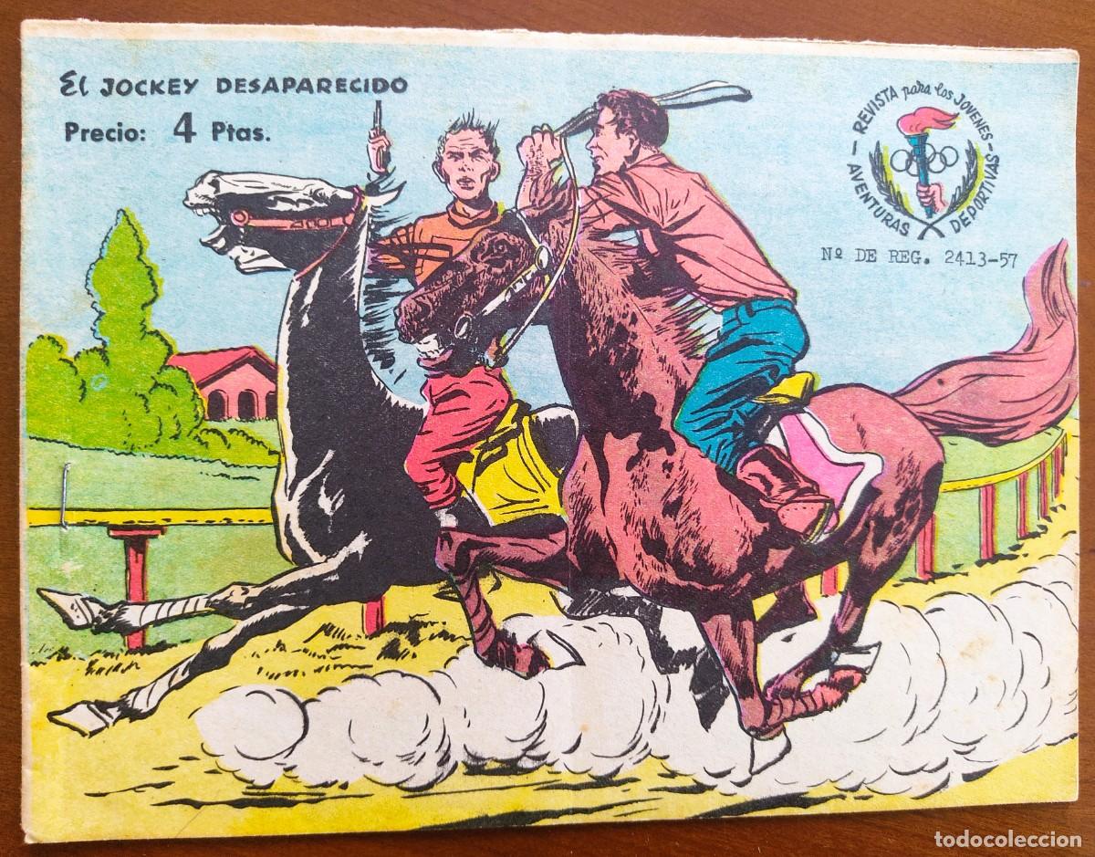 Tebeos: AVENTURAS DEPORTIVAS N&ordm; ? N&ordm; DOBLE - EL JOCKEY DESAPARECIDO EDITORIAL RICART - ORIGINAL DE LA &Eacute;POCA