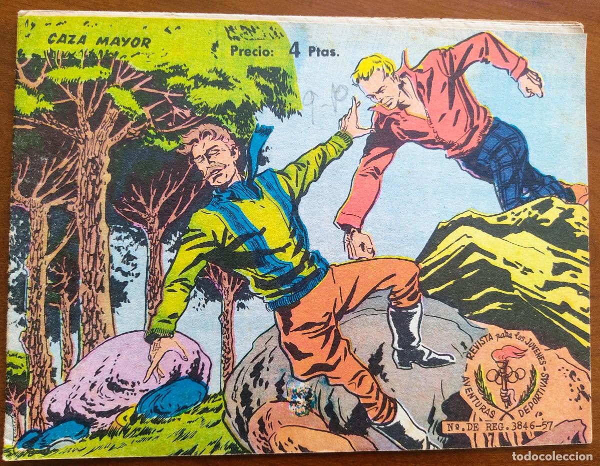Tebeos: AVENTURAS DEPORTIVAS N&ordm; ? N&ordm; DOBLE - CAZA MAYOR - EDITORIAL RICART - ORIGINAL DE LA &Eacute;POCA