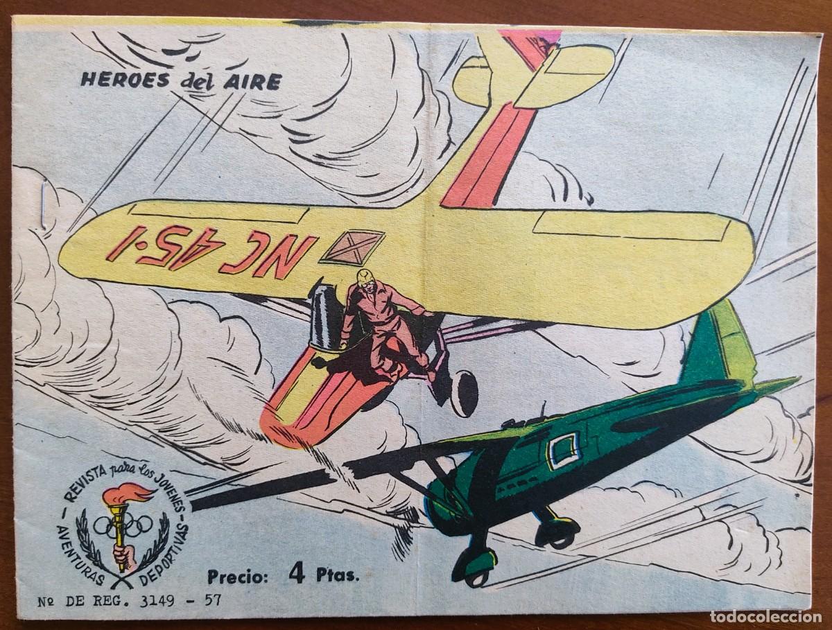 Tebeos: AVENTURAS DEPORTIVAS N&ordm; ? N&ordm; DOBLE - H&Eacute;ROES DEL AIRE - EDITORIAL RICART - ORIGINAL DE LA &Eacute;POCA